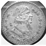 1966 SILVER PESO AU