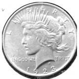 1923 CHOICE BU PEACE DOLLAR