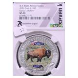 2021 NGC MS70 1 OZ .999 SILVER ROUND