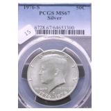 1976 S PCGS MS67 KENNEDY HALF DOLLAR