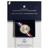 2001 BUFFALO SILVER DOLLAR W BOX PAPERS