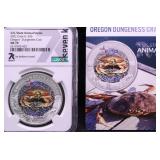 2021 NGC MS70 1 OZ .999 SILVER ROUND