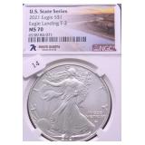 2021 NGC MS70 SILVER EAGLE