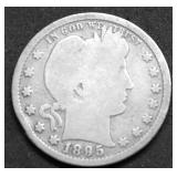 1895 BARBER QUARTER G