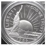 PROOF ELLIS ISLAND HALF DOLLAR