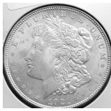 1921 CHOICE BU MORGAN DOLLAR