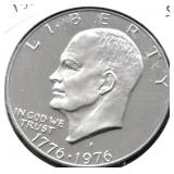 SILVER BICENTENNIAL IKE DOLLAR PROOF