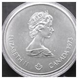 1973 CANADA SILVER 10 DOLLARS GEM