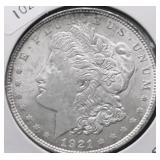 1921 CHOICE BU MORGAN DOLLAR
