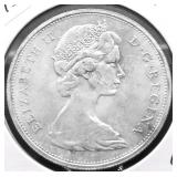 1965 CANADA SILVER DOLLAR CHOICE BU
