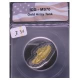 ICG MS70 GOLD ARMY TANK