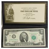 2 $ FEDERAL RESERVE NOTE GEM