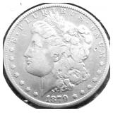 1879 S MORGAN DOLLAR XF