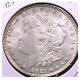 1921 CHOICE BU MORGAN DOLLAR