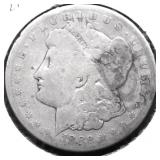 1882 S MORGAN DOLLAR AG