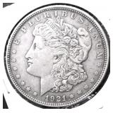 1921 MORGAN DOLLAR XF