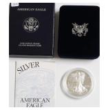 1999 PROOF AMERICAN EAGLE W/BOX AND PAPERS