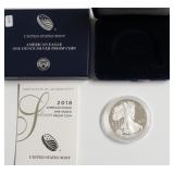 2018 PROOF AMERICAN EAGLE W/ BOX AND PAPERS