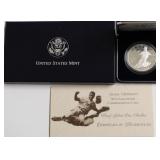 JACKIE ROBINSON COMMERATIVE COIN SET W/ BOX  PAPER