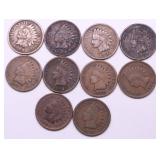 10 INDIAN HEAD CENTS