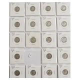 19 SILVER DIMES