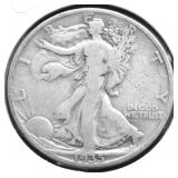 1935 S WALKING HALF DOLLAR F
