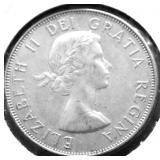 1964 CANADA SILVER 50 CENTS CH BU