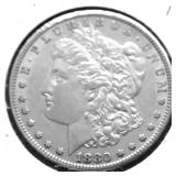 1880 S MORGAN DOLLAR AU