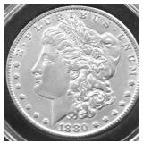 1880 S MORGAN DOLLAR AU