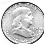 1958 D SUPERB GEM FRANKLIN HALF DOLLAR