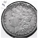 1885 O MORGAN DOLLAR CHOICE BU