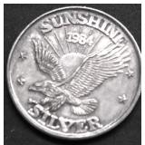 1/2 OZ .999 SILVER ROUND