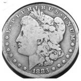 1883 MORGAN DOLLAR F