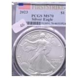 2023 PCGS MS70 SILVER EAGLE