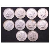 10 40 % SILVER HALF DOLLARS