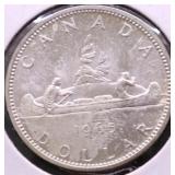 1965 CHOICE BU CANADA SILVER DOLLAR