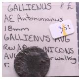 ROMAN EMPIRE AE  ANTONINIANUS 18 VF