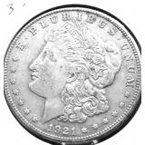 1921 MORGAN DOLLAR XF