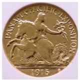 1915 PAN PACIFIC QUARTER EAGLE AU DETAILS
