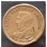 1905 LOUIS & CLARK GOLD DOLLAR XF DETAILS
