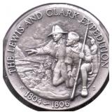 LEWIS & CLARK 1 OZ .999 SILVER MEDAL