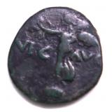 27 BC ROMAN EMPIRE AE15 VF