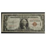 WW2 HAWAII EMERGENCY 1 $ SILVER CERTIFICATE VF