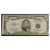 STAR 5 DOLLAR SILVER CERTIFICATE VF