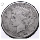 1922 S PEACE DOLLAR F