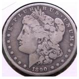 1890 O MORGAN DOLLAR VG