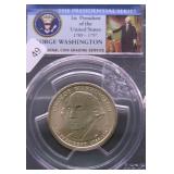 2007 PGCS MS64 MINT ERROR PRESIDENT DOLLAR