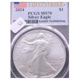 2024 PCGS MS70 SILVER EAGLE