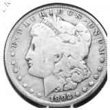 1892 O MORGAN DOLLAR VG