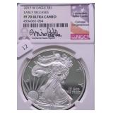 2017 W NGC PF70UC SILVER EAGLE
